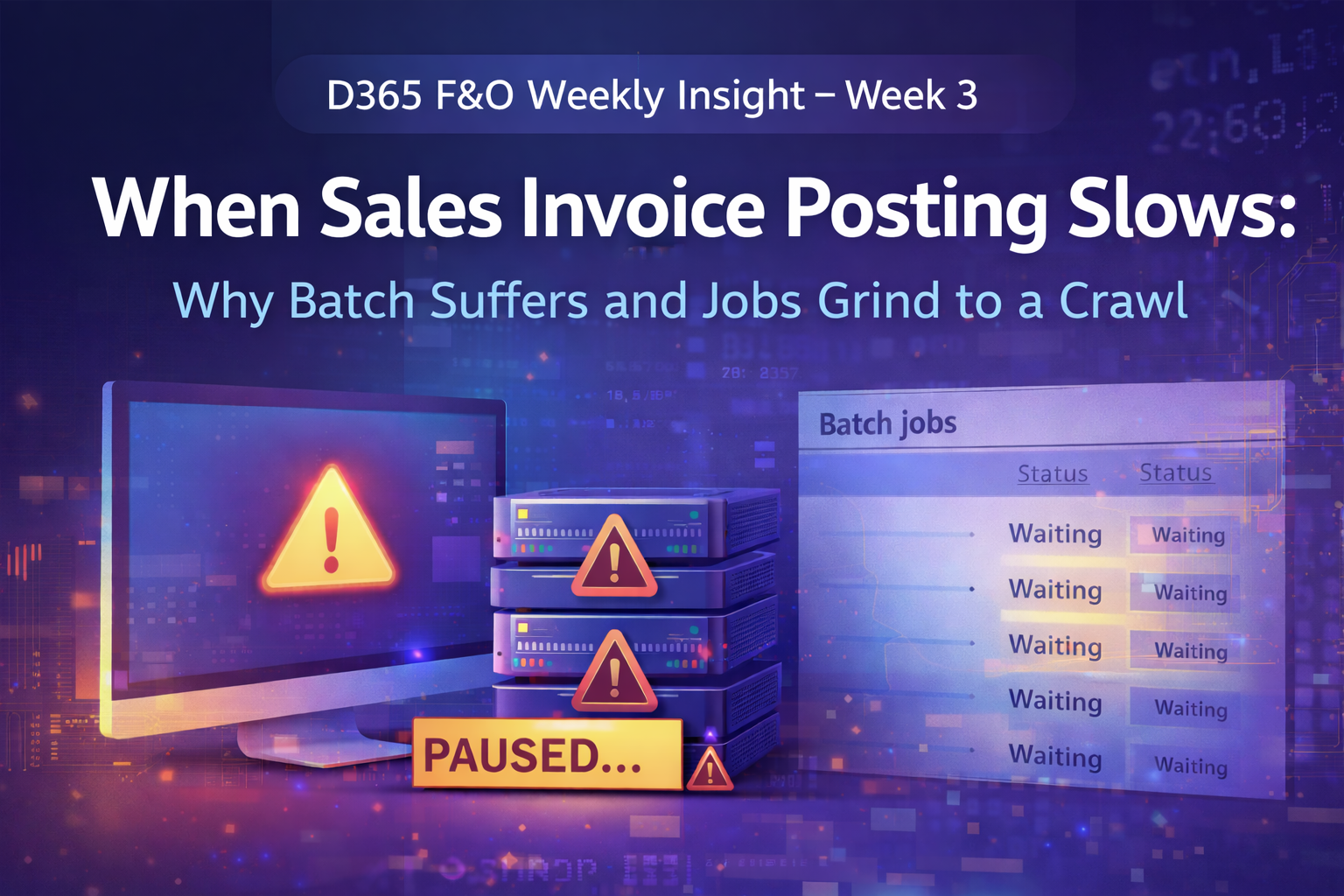 📘 D365 F&O Weekly Insight – Week 3