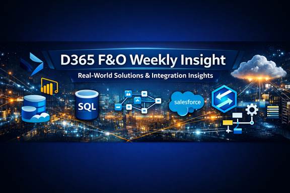 📘 D365 F&O Weekly Insight – Week #1